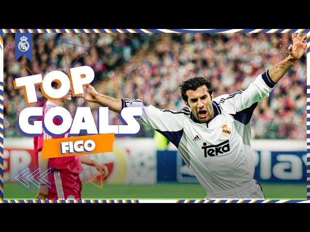 Luís FIGO's BEST Real Madrid GOALS!