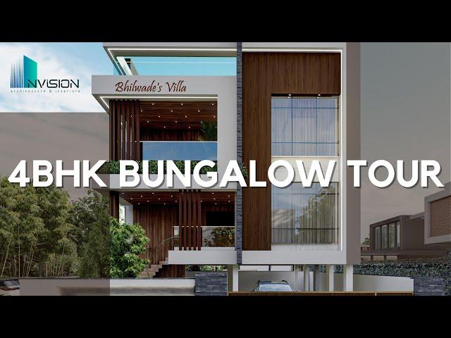 Stunning 4BHK Bungalow 3D Walkthrough Tour : "Your Dream Home Come to Life."