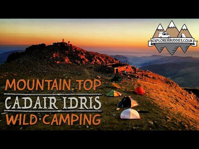 MOUNTAIN top WILD CAMPING Cadair Idris SNOWDONIA