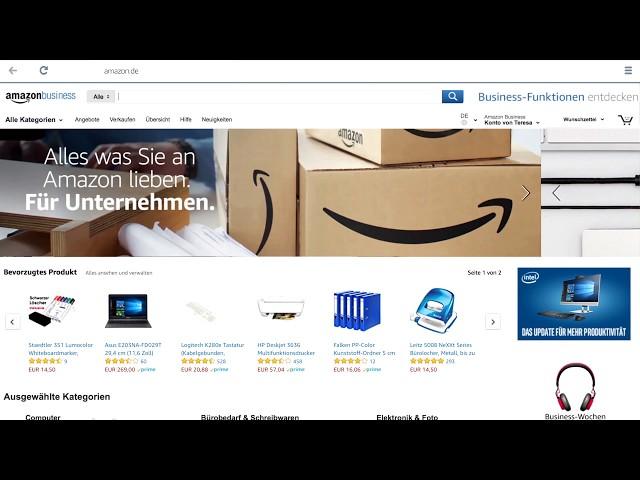 Amazon Business Einführung