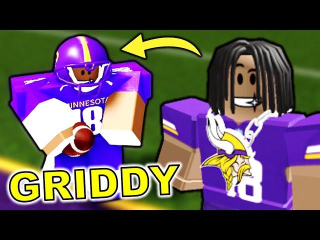 Fake JUSTIN JEFFERSON Does the GRIDDY in Roblox! (Football Fusion 2)