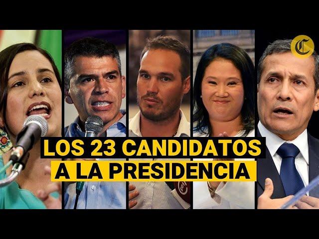 Elecciones 2021: Conoce a los 23 candidatos presidenciales