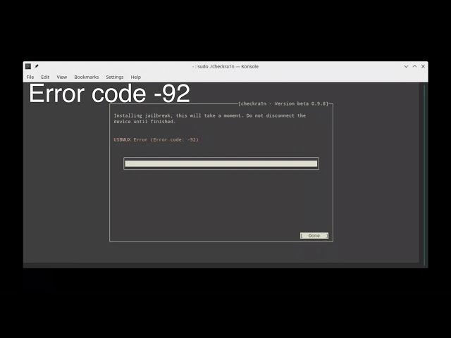 How to fix error (-79 -94 -92) Checkra1n USBMUX error FIX!!! EASY!!!!