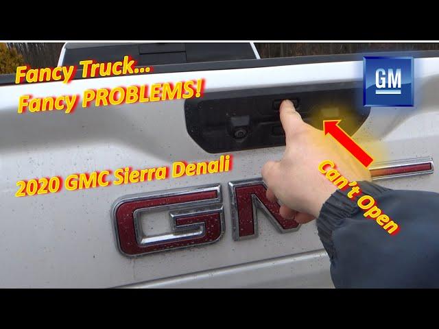 HELP! I Can't Open my ELECTRIC TAILGATE! (2020 GMC Sierra Denali)