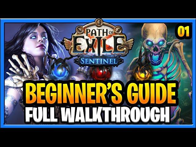 Path of Exile Sentinel Beginner Guide PoE Full Walkthrough 3.18 Sentinel PoE Part 1 Act 1
