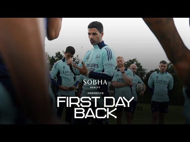 First Day Back | Mikel Arteta Welcomes Odegaard, White, Timber into Arsenal Training Season Today