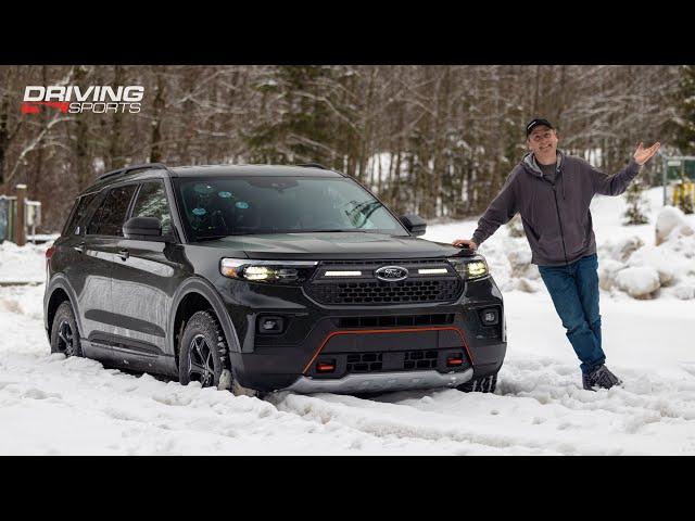 2022 Ford Explorer Timberline AWD Review and Snow Test