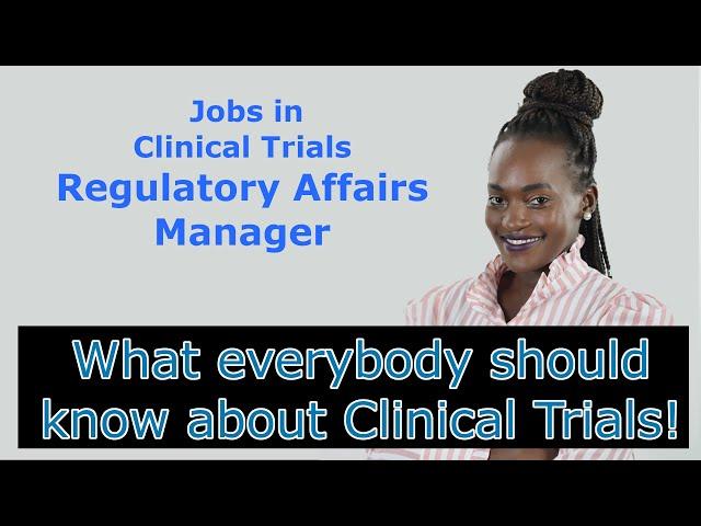 Jobs in Clinical Trials: Regulatory Affairs Manager