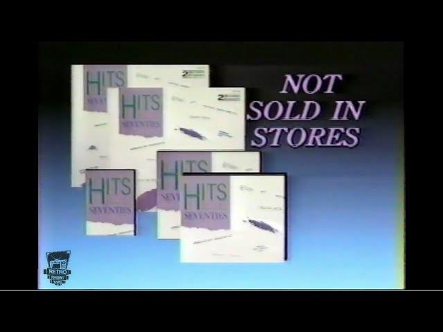 Hit's Of The 70's Record, CD, Cassette TV Commercial 1990