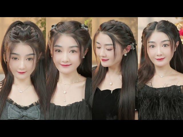 Super Easy & Cute Hairstyle Tutorial Korean Style for Girls 