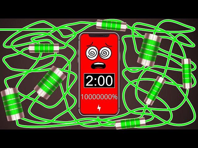 Overcharging Phone Battery !!10000000% [2 Minute Timer Bomb] 