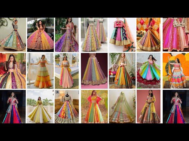 Multi colour Lehenga।। multicolor lehenga।। मल्टी कलर लहंगा डिजाइन ।।#trending #viral