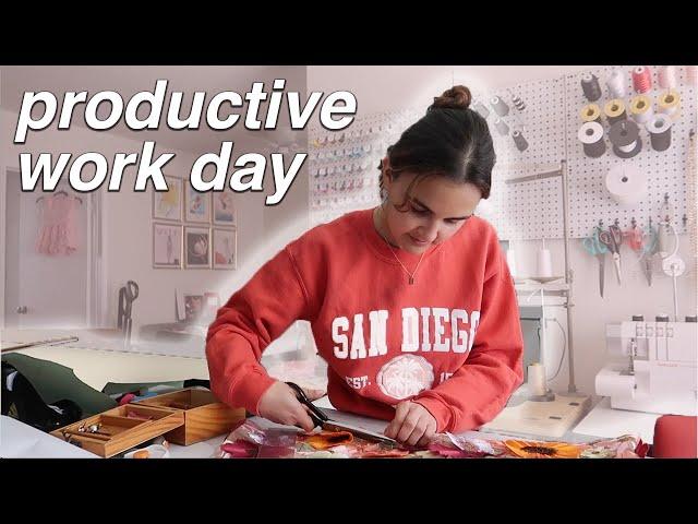 productive work day making custom orders | STUDIO VLOG 63