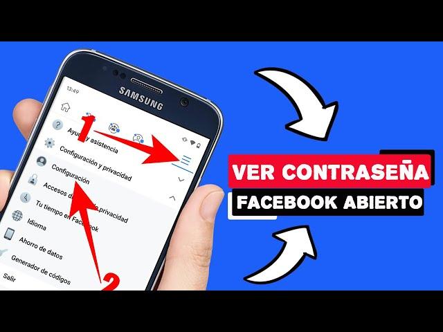 Cómo VER la contraseña en tu FACEBOOK abierto en el celular