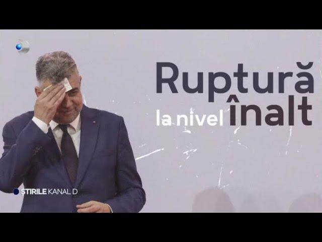 Stirile Kanal D - RUPTURA LA NIVEL INVALT: PSD arunca Romania in haos! | Editie de seara