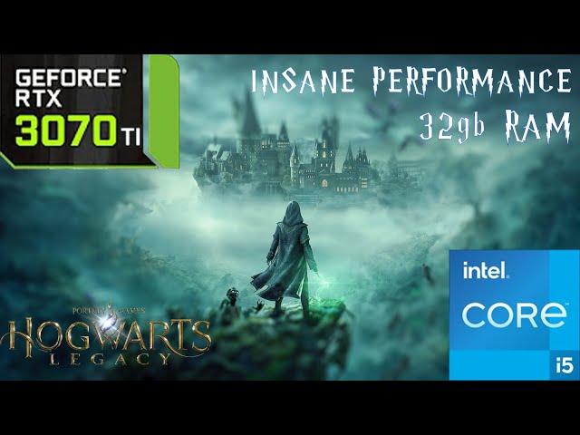 Hogwarts Legacy : RTX 3070 Ti + i5 12400 + 32gb Ram | Insane Performance 1080p ULTRA + RTX On