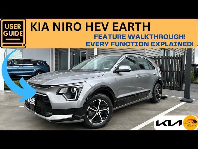 Kia Niro Tutorial - Full Feature Walkthrough / User Guide / Owner Manual - Kia Niro HEV Earth