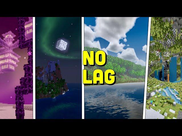 (Top 5) Best *NEW* NO LAG Minecraft Bedrock 1.21+ Ultra Realistic Shaders (iOS, Android, Windows)