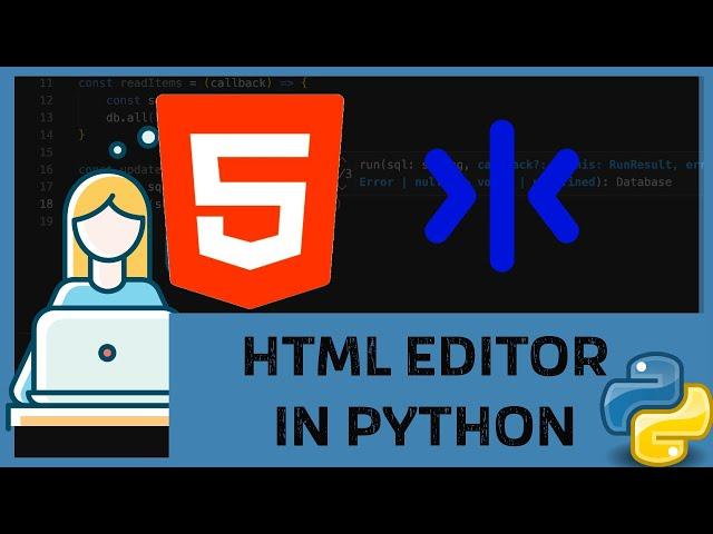 Build Your Own HTML Editor with Python in Minutes!  | Easy Coding Tutorial