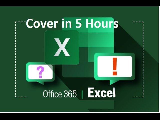 Advanced Excel Training in Hindi - Complete Course for Excel 365