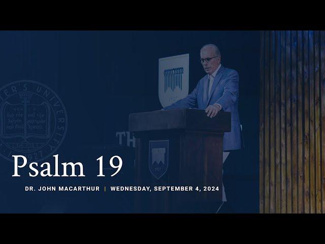 Dr. John MacArthur | September 4, 2024