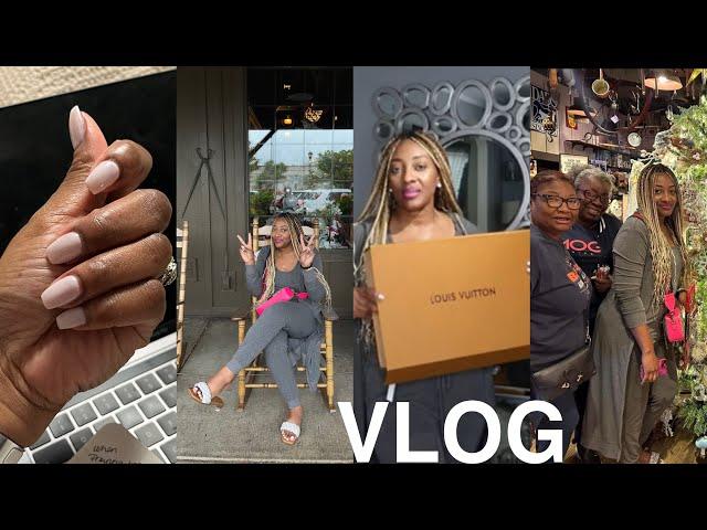 VLOG: NEW FALL BAG | CHURCH OUTTING @ CRACKER BARREL |TARGET & SEPHORA RUN | NEW NAIL COLOR