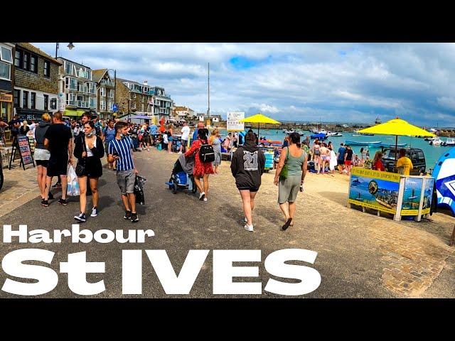 A walk through St Ives - Cornwall - England - Full Harbour Tour