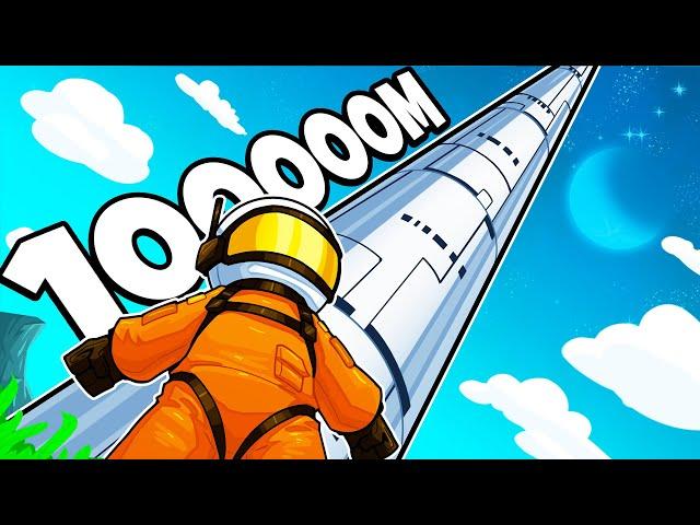 Engineering a 100,000m tall tower in Astroneer!