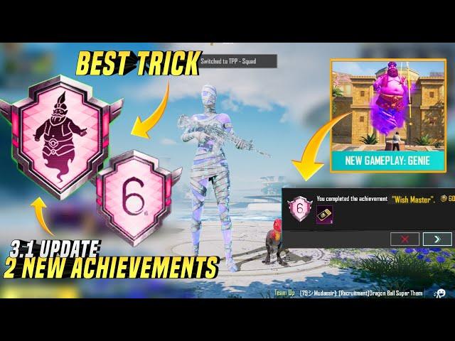 How To Complete ( Wish Master & Skyhigh Traveler ) Achievements In One Match Easy Trick | PUBGM