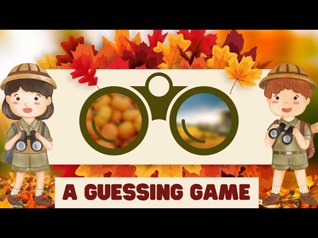 What Am I? Fall Edition! | Interactive Autumn Vocabulary Guessing Game for Kids 