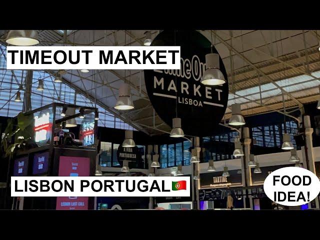 TIMEOUT MARKET LISBON PORTUGAL GOOD PLACE TO VISIT AND TRY THE LOCAL FOOD