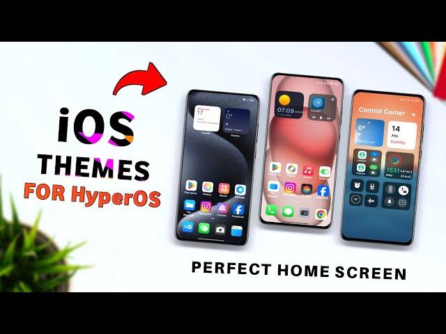  Top 3 NEW iOS Themes for HyperOS | iOS Themes | Miui 14 themes