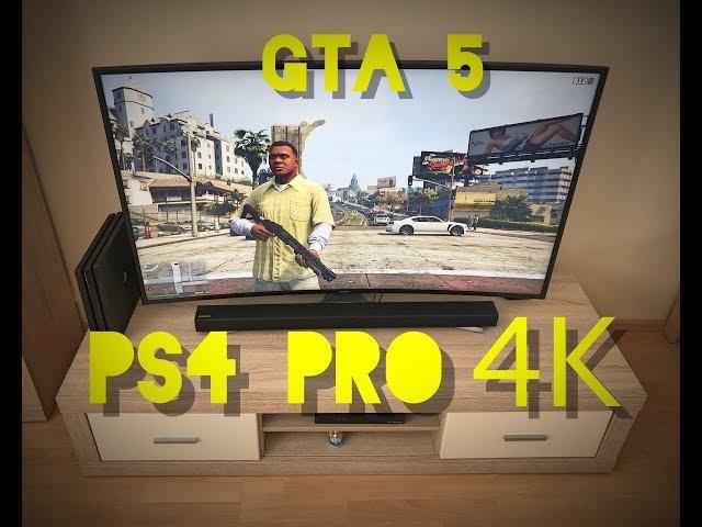 GTA 5 Gameplay PS4 PRO - 4K on Samsung 4K Smart TV HDR+   (4K VIDEO)