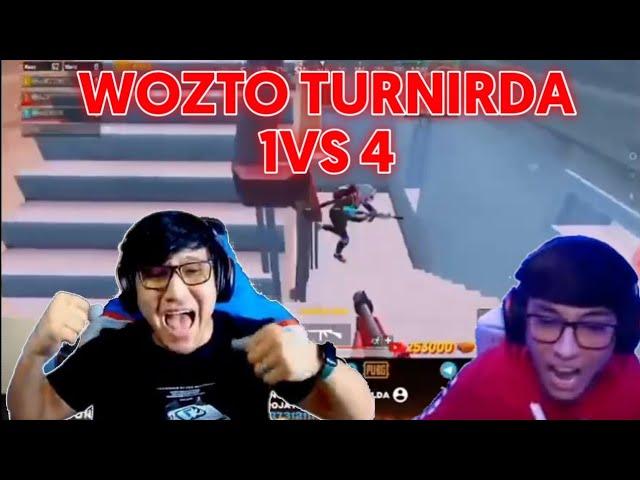 WOZTO TURNIRDA 1 VS 4 SENATOR HAYRATDA | PUBG MOBILE