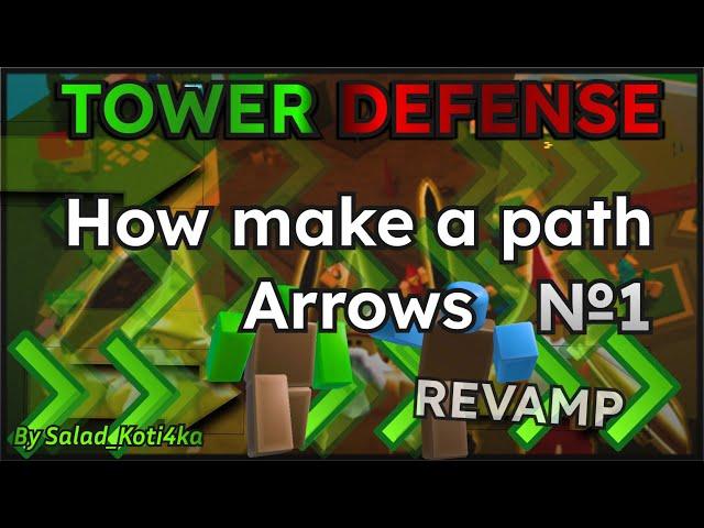 How make a path Arrows | GnomeCode Tower defence Addons | Roblox | №1 Rework