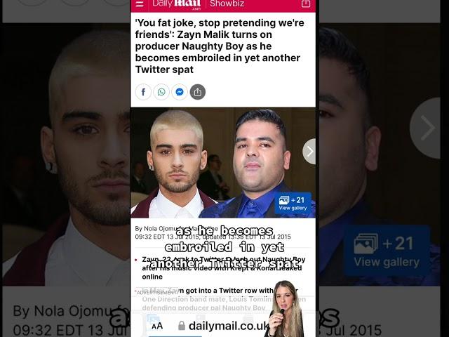 Naughty Boy Tried To Assault Zayn Malik