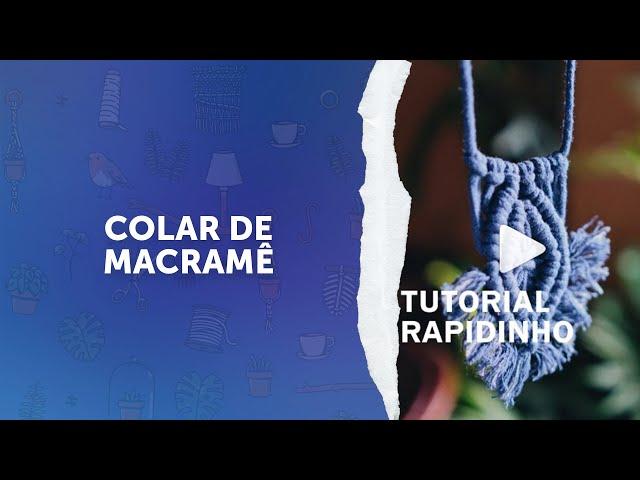 COLAR DE MACRAMÊ