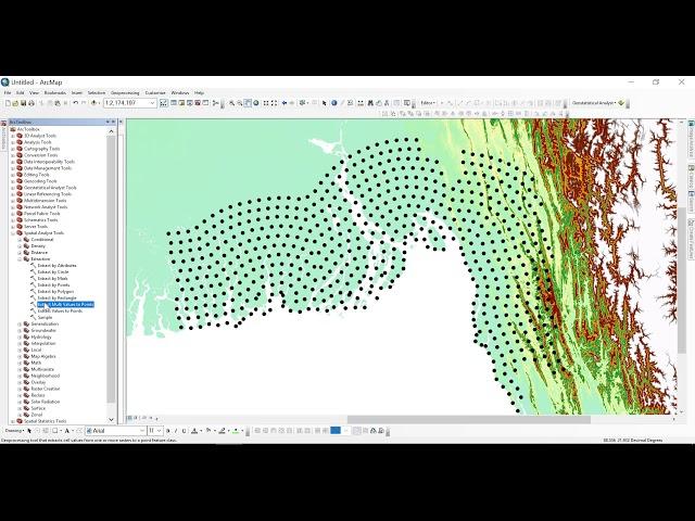 How to Extract Raster Values to Points in ArcGIS using Extract by  Multi values Tool