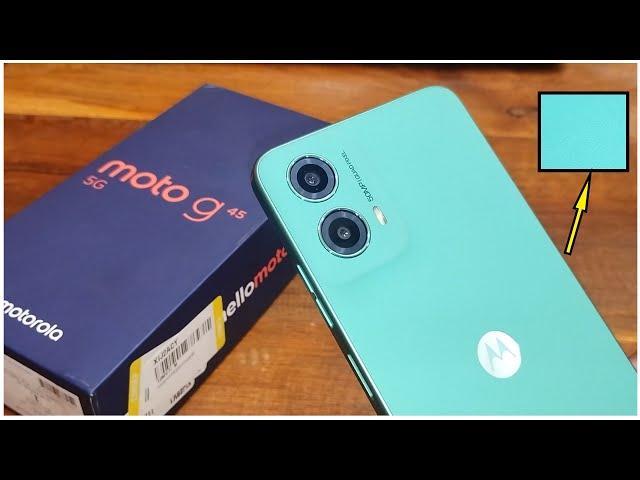 Moto G45 Brilliant Green Unboxing - 5G | Snapdragon 6s | 5000mAh | 50MP Camera | 120Hz Display 