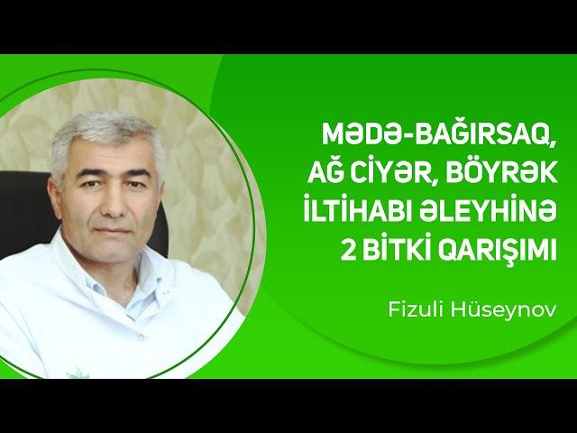 Mədə-Bağırsaq, Ağ ciyər, Böyrək iltihabı əleyhinə 2 bitki qarışımı | Fizuli Hüseynov