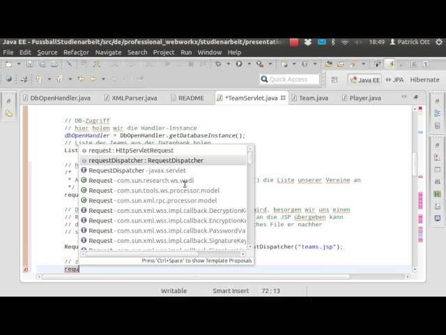 06 JavaEE6-Tutorial 03 RequestDispatcher, Servlet, JSP