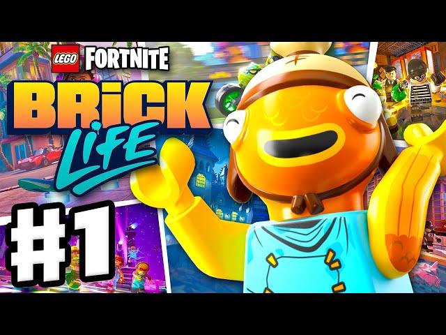 LEGO Fortnite Brick Life! All New Social Experience!