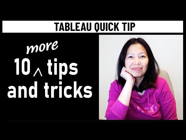 10 more Tableau tips and tricks you should know | sqlbelle