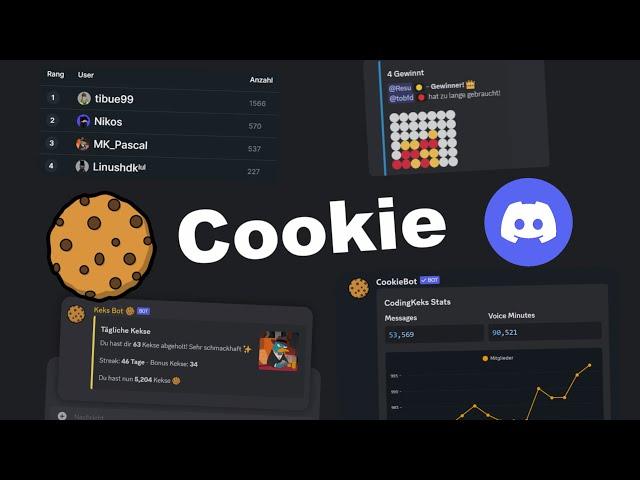 Der BESTE Discord Bot für deinen Server! | Cookie Tutorial & Übersicht