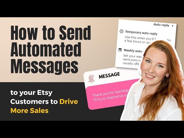 How to Send Automated Thank You Messages to your Etsy Customers to Drive More Sales