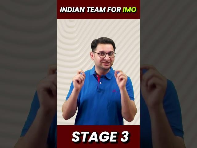 INDIAN TEAM FOR IMO | 5 STAGES | International Mathematical Olympiad | #IOQM #rmo #inmo #ioqm2024