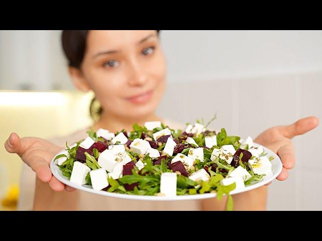 НОВЫЙ, ОЧЕНЬ вкусный салат со свеклой! Рецепт полезного свекольного салата
