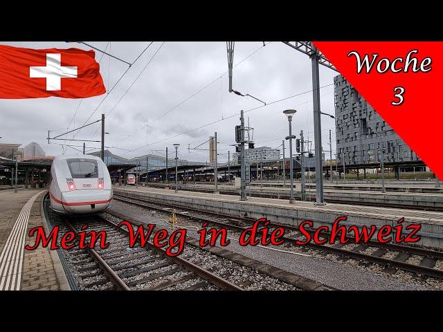 Schweiz Vlog | Der Weg in die Schweiz | Woche 3 - Materialausgabe und die erste Mitfahrt