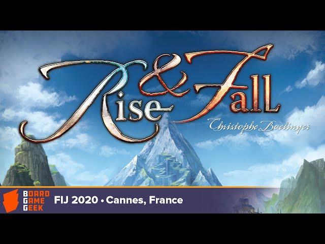 Rise and Fall  — game preview at FIJ 2020 in Cannes