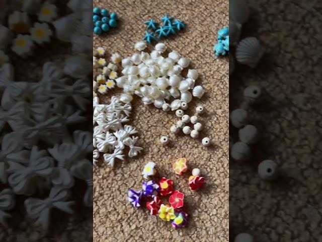 ASMR Opening beads! #smallbusiness #trending #bracelet #claybeads #beads